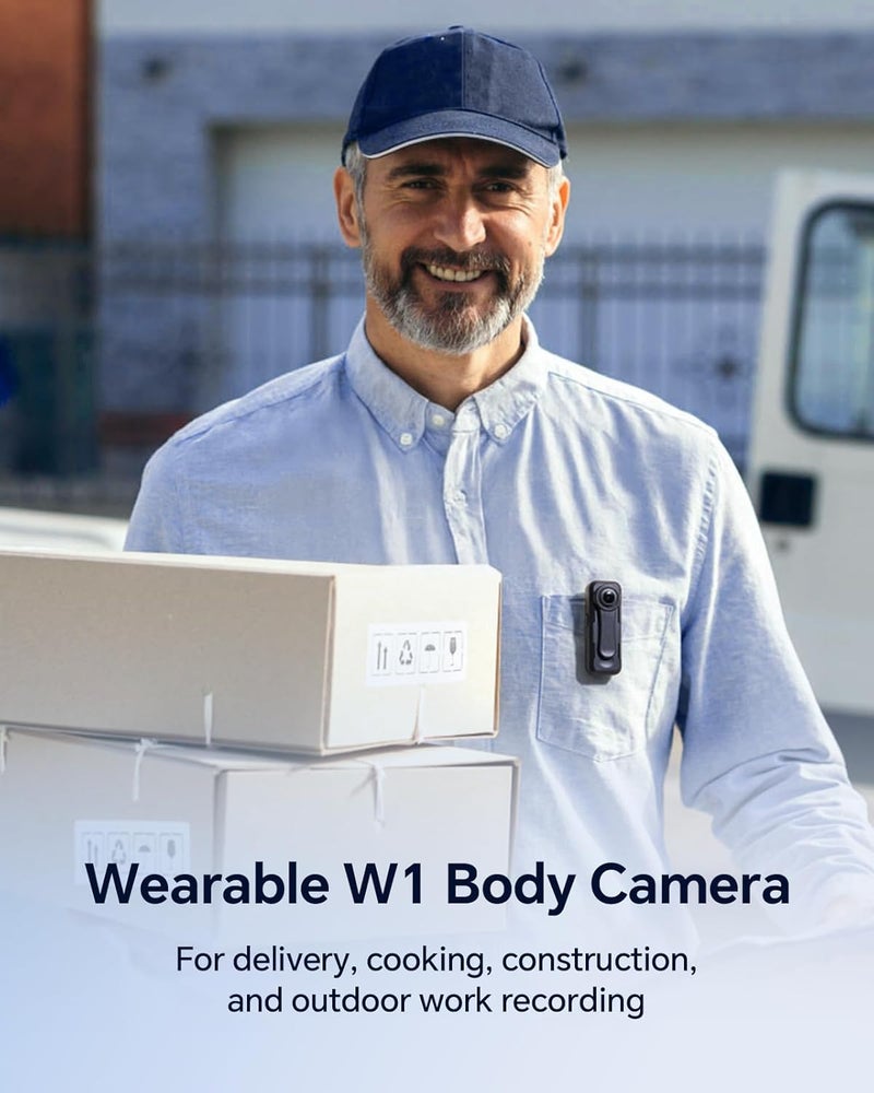 BOBLOV W1 1080P 128GB Body Camera, Wearable Camera Support 90 Minutes with Loop Recording, Easy to Use and Take for Traveling, Walking, Law Enforcement and Outdoors Activities - Image 4